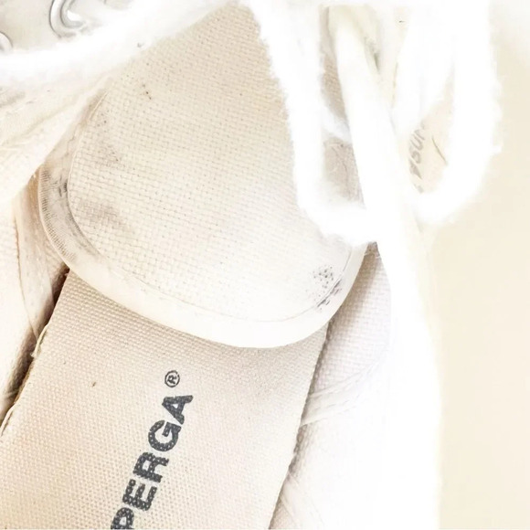 Superga Pastel Colorblock Platform Sneakers Canvas Women’s Size 39.5‎ EU 8.5 Uni - Picture 7 of 12